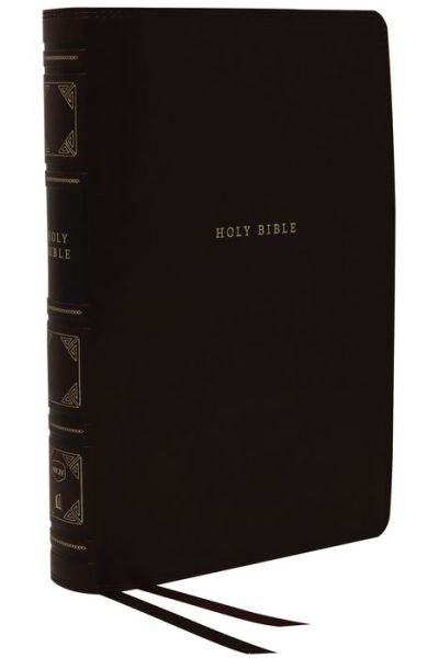 Cover for Thomas Nelson Publishing Staff · Nkjv, Reference Bible, Classic Verse-by-Verse, Center-Column, Leathersoft, Black, Indexed, Red Letter Edition, Comfort Print (Book) (2019)