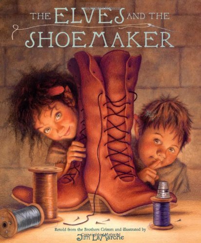 The Elves and the Shoemaker - Jim Lamarche - Libros - Chronicle Books - 9780811834773 - 1 de julio de 2003