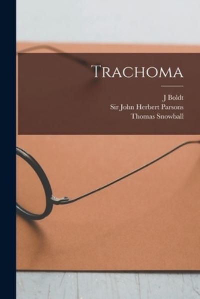 Cover for J Boldt · Trachoma [electronic Resource] (Taschenbuch) (2021)