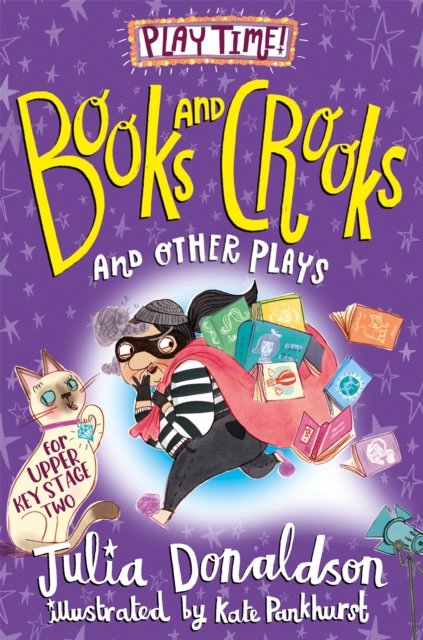 Cover for Julia Donaldson · Books, Crooks and Other Plays (Pocketbok) (2024)