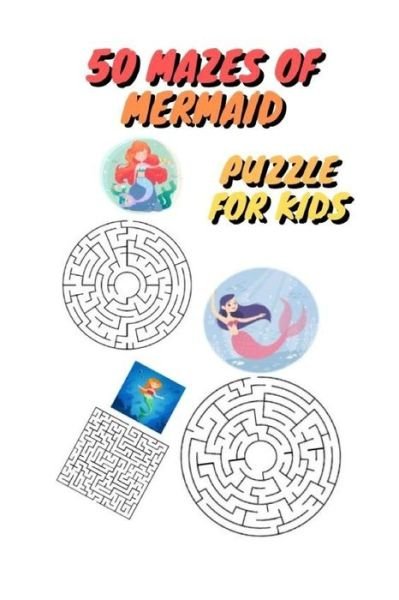 Cover for BB-Yaga BM · 50 Mazes for kids : Mermaid mazes (Pocketbok) (2019)