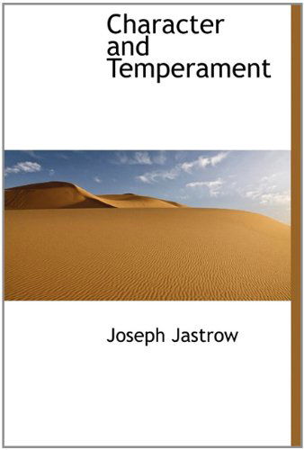 Cover for Joseph Jastrow · Character and Temperament (Paperback Book) (2011)