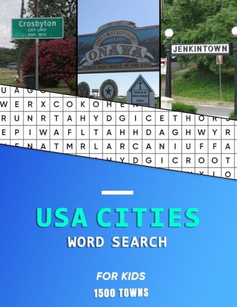 Cover for Express Wordsearch · USA Cities word search for Kids (Paperback Book) (2019)