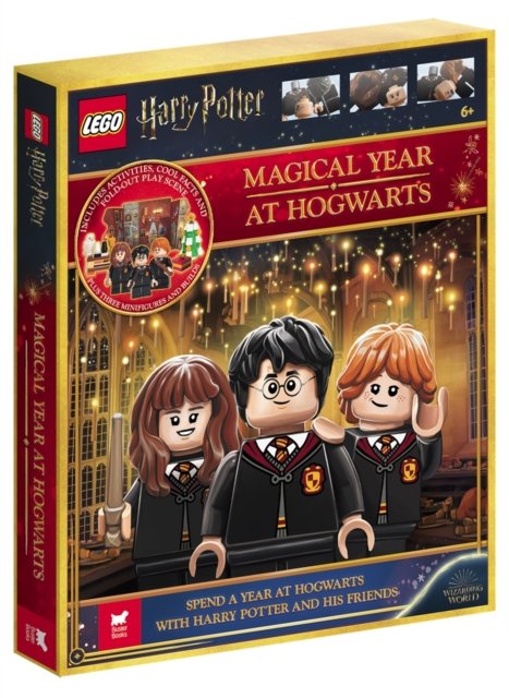Cover for Lego® · LEGO® Harry Potter™: Magical Year at Hogwarts (with 70 LEGO bricks, 3 minifigures, fold-out play scene and fun fact book) - LEGO® Minifigure Activity (Gebundenes Buch) (2023)