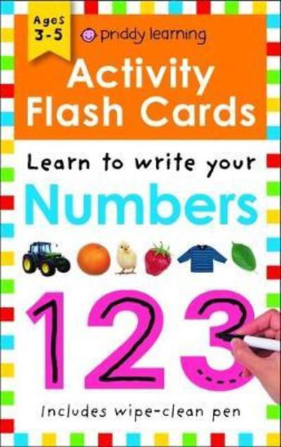 Learn To Write Your Numbers - Activity Flash Cards - Priddy Books - Books - Priddy Books - 9781783417773 - May 8, 2018