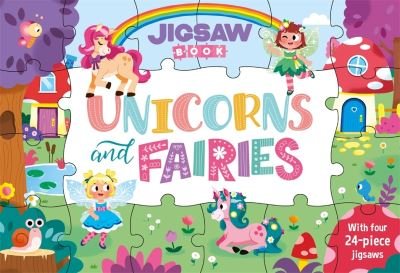 Cover for Jigsaw Book Unicorns and Fairies (Bok)
