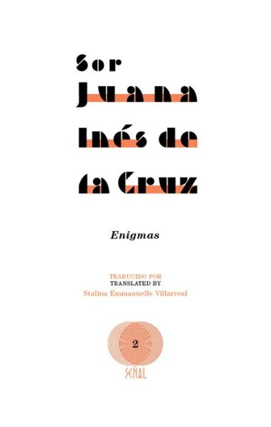 Cover for Sor Juana Ines de La Cruz · Enigmas (Paperback Book) (2015)