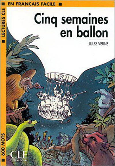 Cover for Verne · Cinq Semaines en Ballon Book + Cassette (Level 1) (French Edition) (Paperback Book) [French edition] (2002)