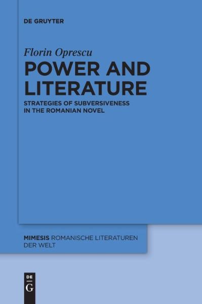 Cover for Oprescu · Power and Literature (Book) (2020)