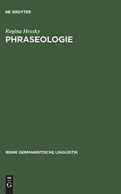 Cover for Regina Hessky · Phraseologie (Book) (1987)