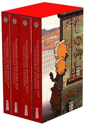 Cover for Andreas Steinhöfel · Rico und Oskar  Die ersten vier Bände im Taschenbuch-Schuber (Rico und Oskar) (Book) (2022)
