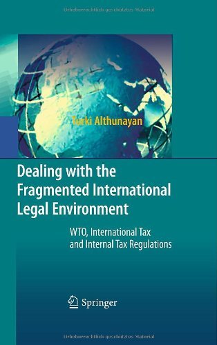 Cover for Turki Althunayan · Dealing with the Fragmented International Legal Environment: WTO, International Tax and Internal Tax Regulations (Hardcover Book) [2010 edition] (2009)