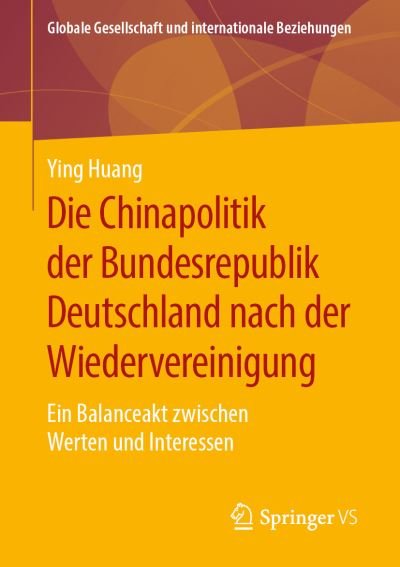 Cover for Huang · Die Chinapolitik der Bundesrepubl (Buch) (2019)