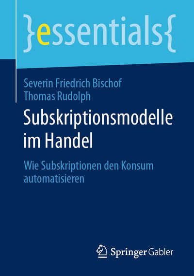 Cover for Bischof · Subskriptionsmodelle im Handel (Book) (2020)