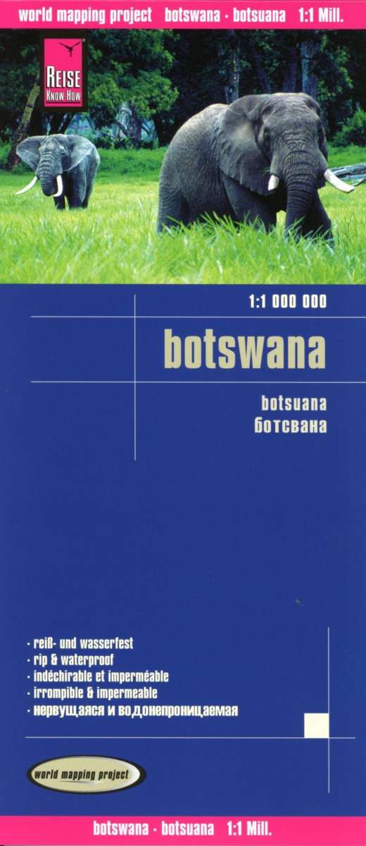 Botswana (1:1.000.000) - Reise Know-How - Books - Reise Know-How Verlag Peter Rump GmbH - 9783831772773 - February 1, 2019