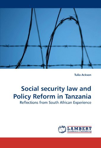 Cover for Tulia Ackson · Social Security Law and Policy Reform in Tanzania: Reflections from South African Experience (Pocketbok) (2009)