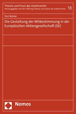 Cover for Benker · Die Gestaltung der Mitbestimmung (Book) (2019)