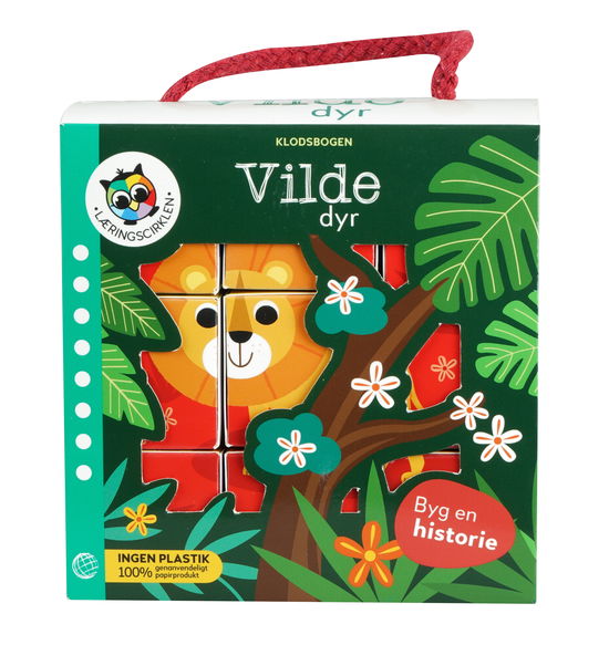 Cover for Klodsbogen - Vilde dyr (Cardboard Book) [1st edition] (2020)