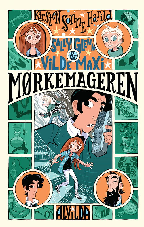 Cover for Kirsten Sonne Harild · Sally, Glenn og vilde Maxi: Sally, Glenn og vilde Maxi 2: Mørkemageren (Innbunden bok) [1. utgave] (2018)