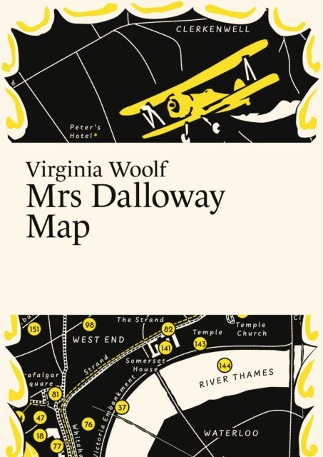 Cover for Thelander, Martin, Master of Fine Arts · Virginia Woolf, Mrs Dalloway Map - Literary Maps Series (Map) (2023)