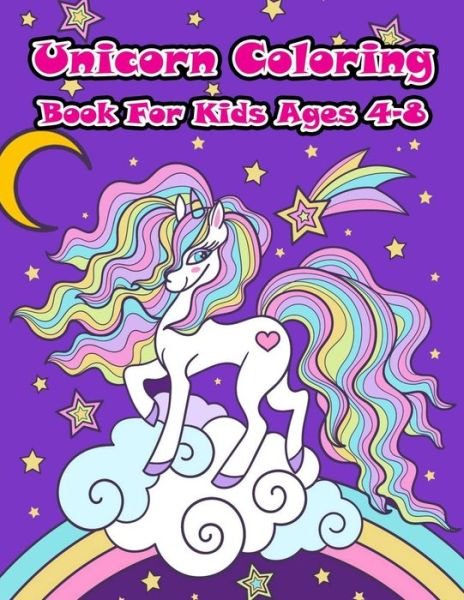 Cover for Aa Gg · Unicorn Coloring Book For Kids Ages 4-8 (Paperback Book) (2020)