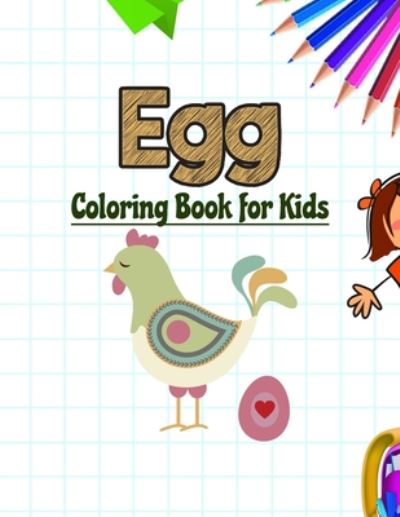 Cover for Neocute Press · Egg Coloring Book for Kids (Paperback Book) (2020)