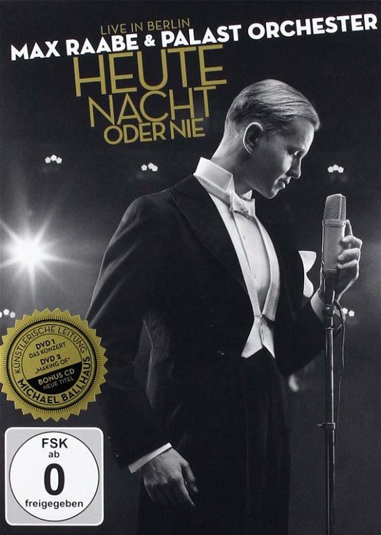 Cover for Max Raabe &amp; Palast Orchester · Heute Nacht Oder Nie (DVD/CD) [Widescreen edition] (2009)
