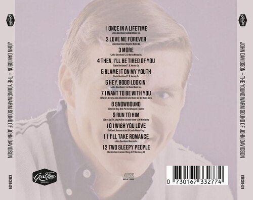 Cover for John Davidson · Young Warm Sound of John David (CD) (2023)