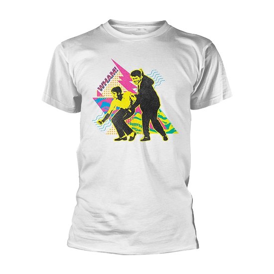 Cover for Wham! · Wham!: Wake Me Up (T-Shirt Unisex Tg. L) (N/A) [size L] [White edition] (2018)