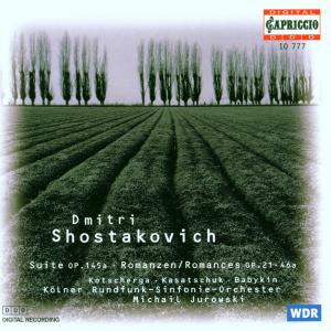 Suite Op 145a / Romances Op 21-46a - Shostakovich / Yurovsky - Muziek - CAP - 4006408107774 - 24 maart 1998