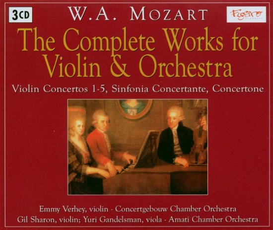 Complete Works for Violin & Orchestra - Mozart - Musik - Brilliant - 5028421990774 - 14 februari 2018
