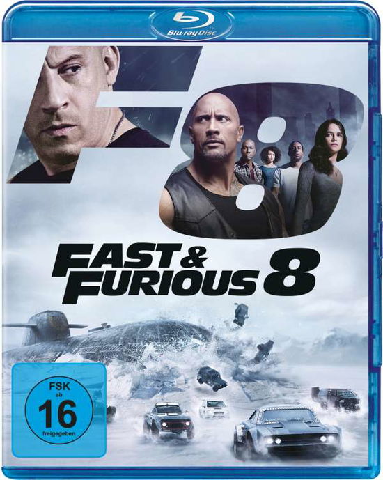 Cover for Vin Diesel,michelle Rodriguez,dwayne Johnson · Fast &amp; Furious 8 (Blu-Ray) (2017)