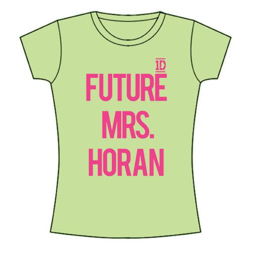 One Direction Ladies T-Shirt: Future Mrs Horan (Skinny Fit) - One Direction - Koopwaar - ROFF - 5055295342774 - 24 maart 2014