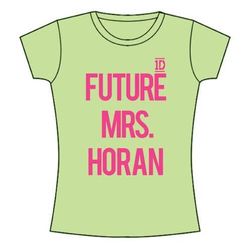 Cover for One Direction · One Direction Ladies T-Shirt: Future Mrs Horan (Skinny Fit) (T-shirt) [size S] [Green - Ladies edition] (2014)