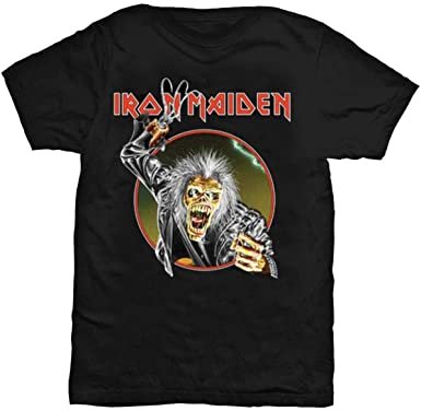 Cover for Iron Maiden · Eddie Hook Black (T-shirt) [size XXL] [Black - Unisex edition] (2018)