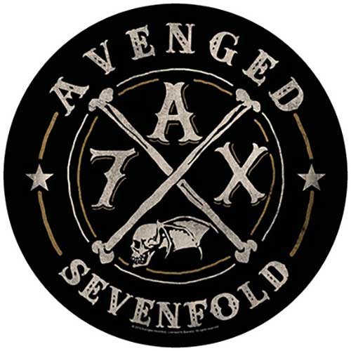 Cover for Avenged Sevenfold · Avenged Sevenfold Back Patch: A7X (MERCH) [Black edition] (2019)