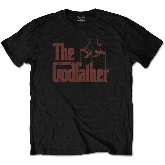 Cover for Godfather - The · The Godfather Unisex T-Shirt: Logo Brown (Black) (T-shirt) [size XXXL] (2022)