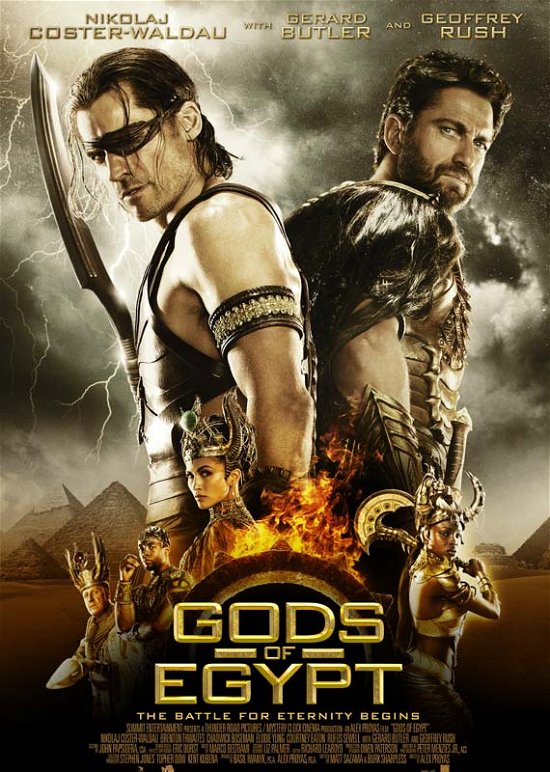 Gods of Egypt - Nikolaj Coster-Waldau / Gerard Butler / Geoffrey Rush - Film -  - 5708758709774 - 7. juli 2016