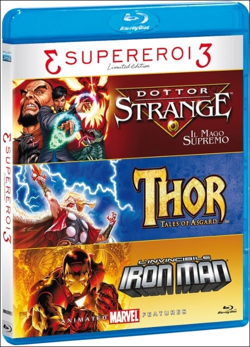 Cover for Cartoni Animati · Tris supereroi (Blu-ray) [Limited edition]