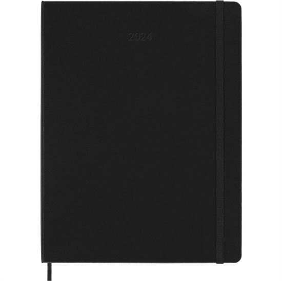 Cover for Moleskine · Moleskine 2024 12-Month Weekly XL Hardcover Notebook (Paperback Book) (2023)