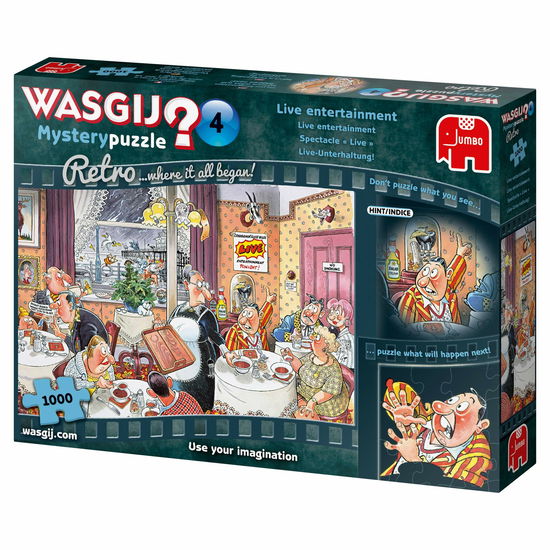 Cover for Puzzle · Wasgij Mystery Retro - Live Entertainment ( 4 ) ( 1000 Pcs ) (Leksaker) (2020)