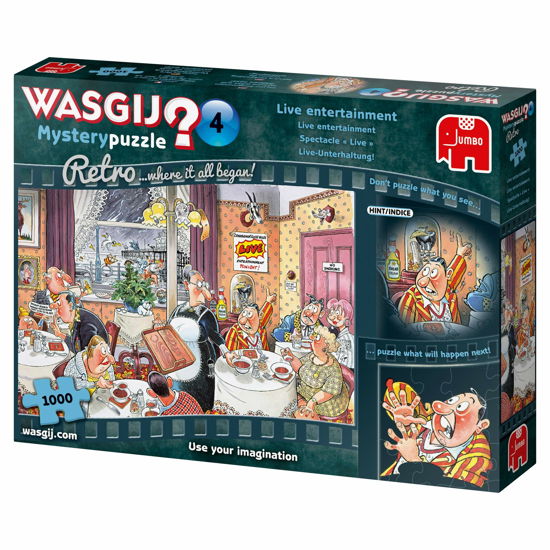 Wasgij Mystery Retro - Live Entertainment ( 4 ) ( 1000 Pcs ) - Puzzle - Merchandise - Jumbo - 8710126191774 - 27. Mai 2020