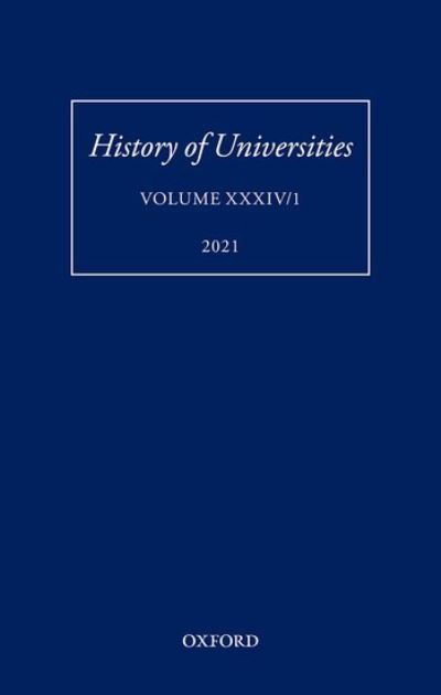 Cover for Mordechai Feingold · History of Universities: Volume XXXIV/1: A Global History of Research Education: Disciplines, Institutions, and Nations, 1840-1950 - History of Universities Series (Gebundenes Buch) (2021)