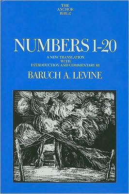 Cover for Baruch A. Levine · Numbers 1 20 (Hardcover Book) (1993)