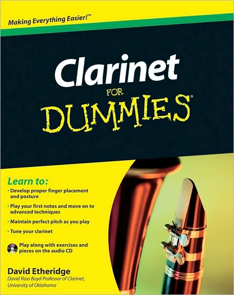 Cover for David Etheridge · Clarinet For Dummies (Book) (2010)