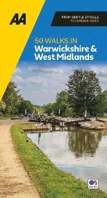 Cover for AA 50 Walks in Warwickshire - AA 50 Walks In (Pocketbok) [New edition] (2024)