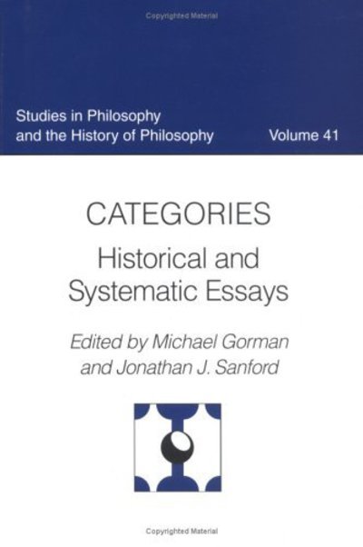 Cover for Michael Gorman · Categories: Historical and Systematic Essays - Studies in Philosophy &amp; the History of Philosophy (Inbunden Bok) (2004)