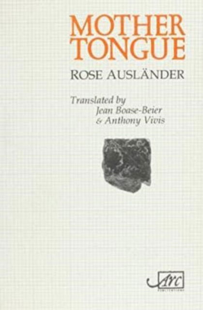 Cover for Rose Auslander · Mother Tongue: Selected Poems (Pocketbok) (1995)