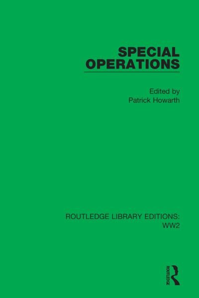 Cover for Peter Fleming · Special Operations - Routledge Library Editions: WW2 (Hardcover Book) (2021)