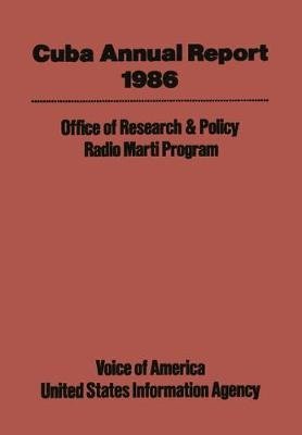 Cover for Cuba Annual Report: 1986 (Paperback Bog) (2020)